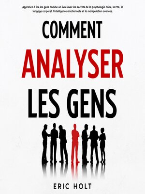 cover image of Comment analyser les gens